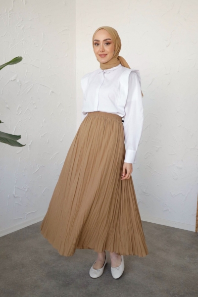 Crash Camel Kloş Uzun Etek