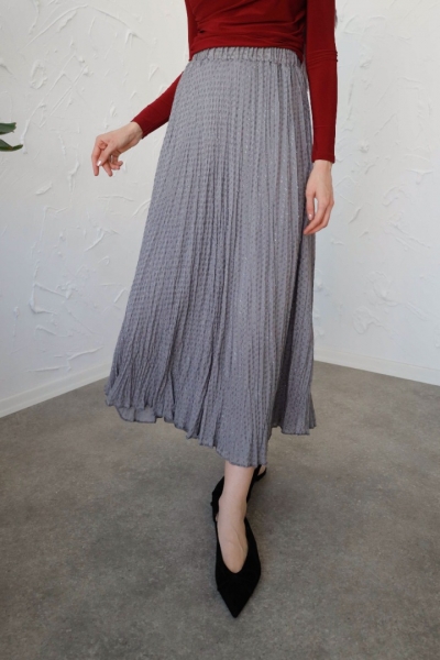 Hc Sofia Gri Kloş Etek