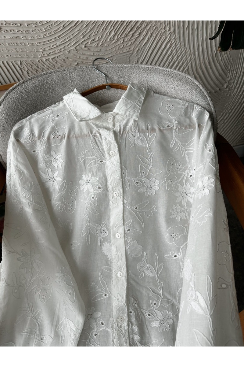 Darren Beyaz Gömlek