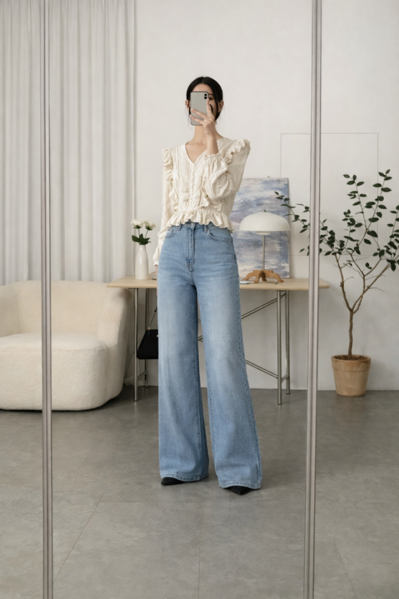 Yanez Açık Mavi Denim Kot Pantolon