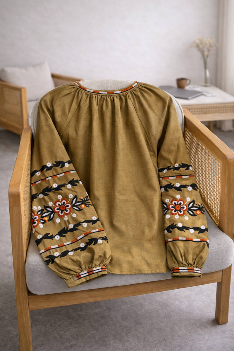 Nors Yağ Yeşili Bluz