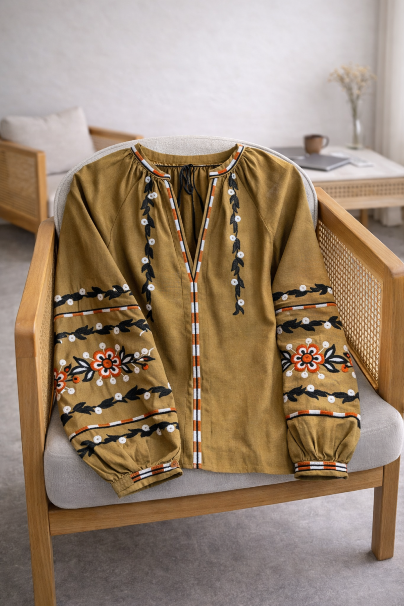 Nors Yağ Yeşili Bluz