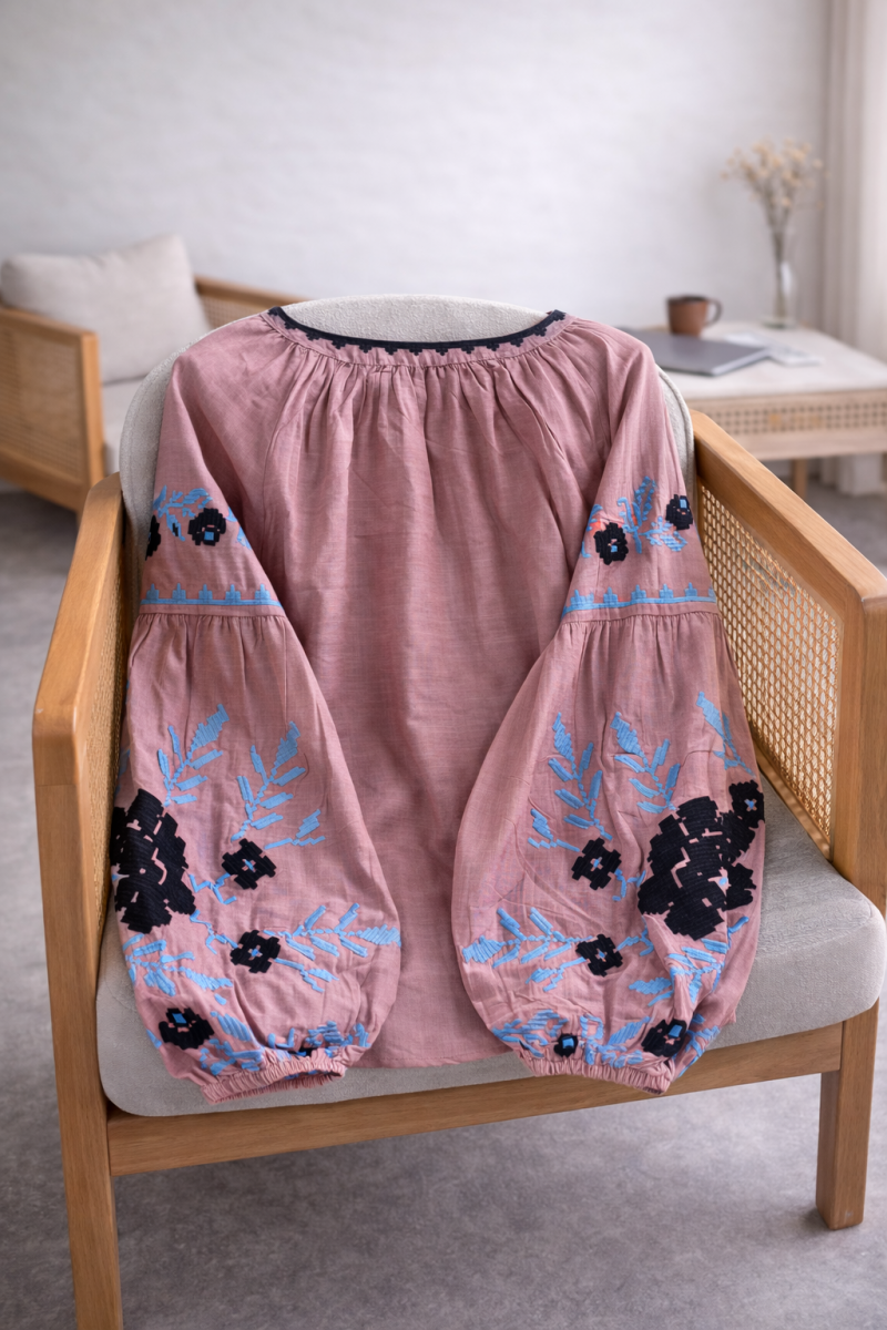 Nays Gül Kurusu Bluz