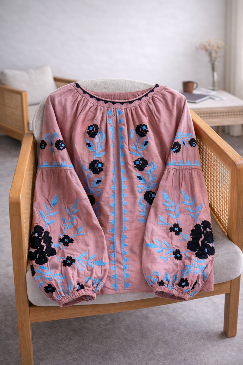 Nays Gül Kurusu Bluz