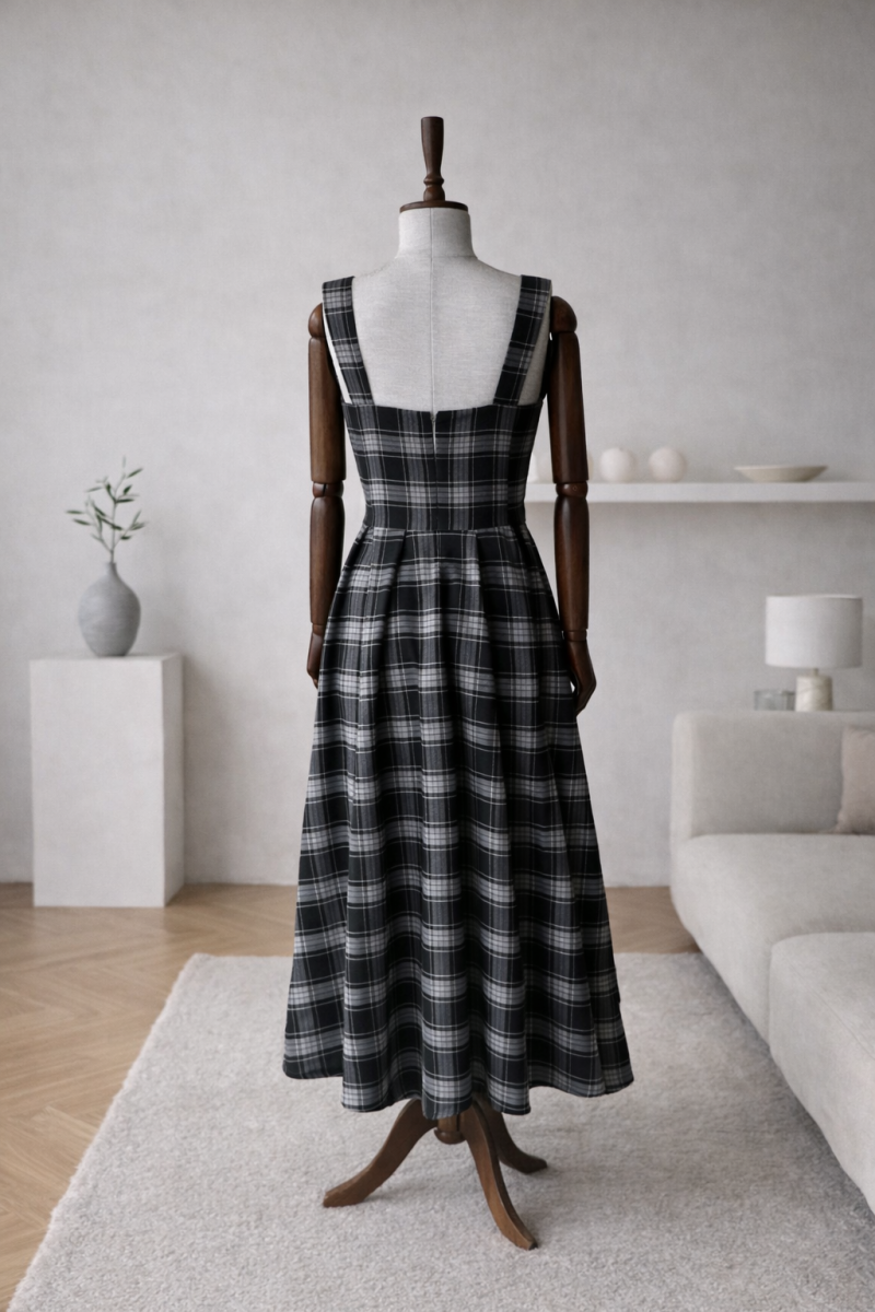 Anabel Siyah Jile Elbise