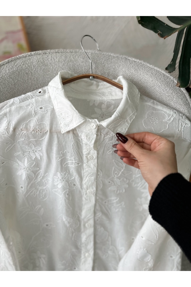 Darren Beyaz Gömlek