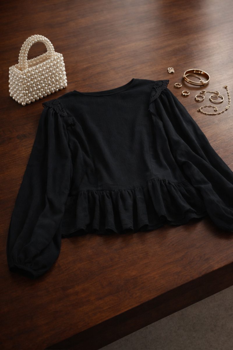 YP Miranda Siyah Bluz