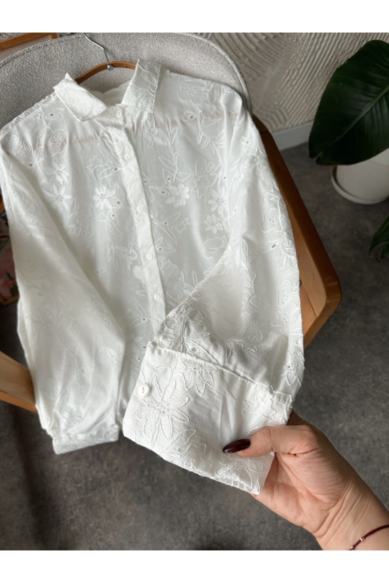 Darren Beyaz Gömlek