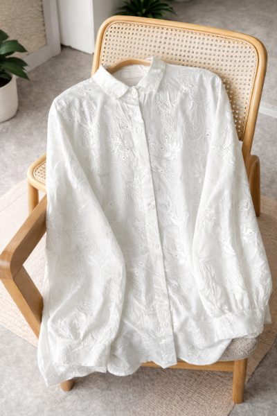 Darren Beyaz Gömlek