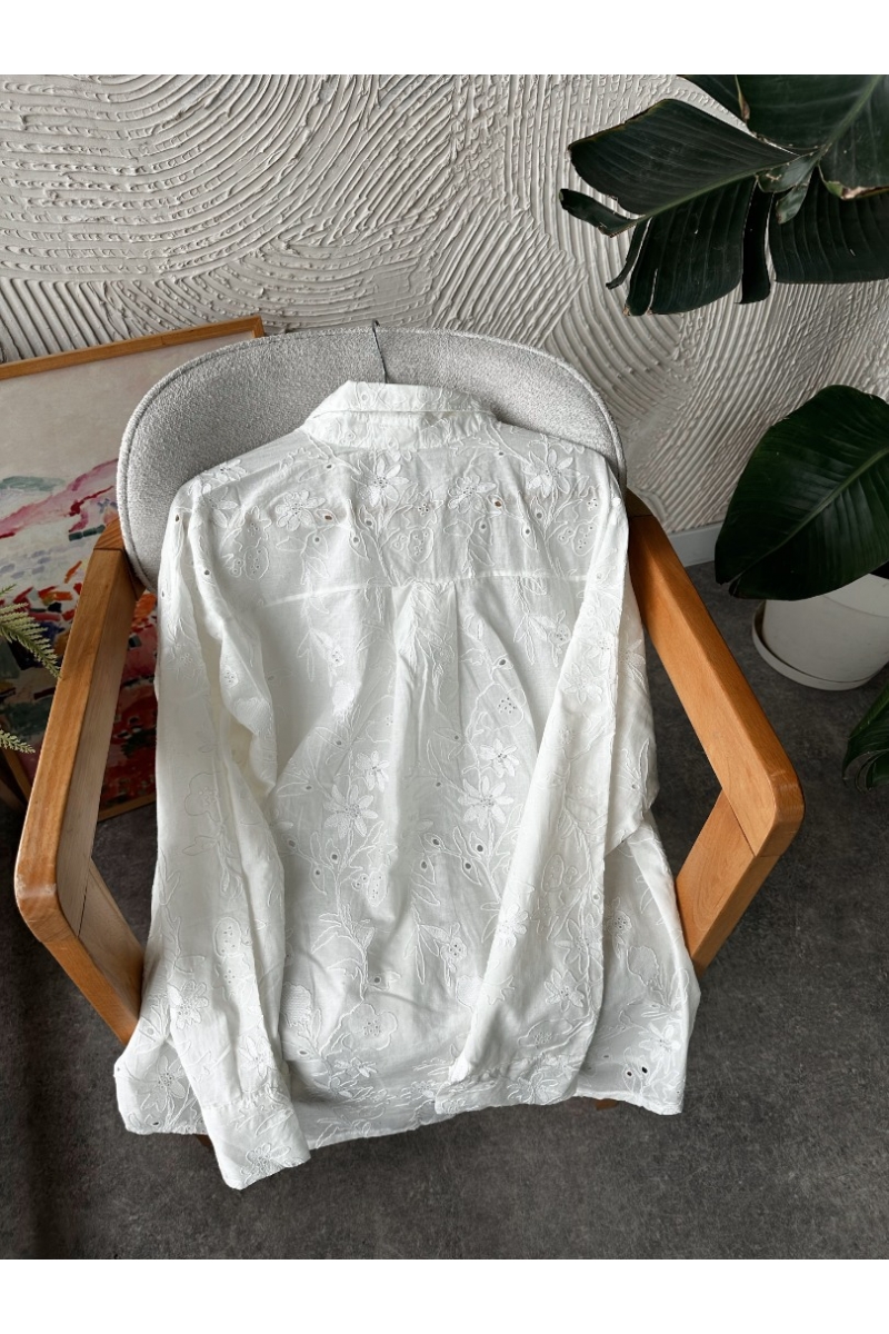 Darren Beyaz Gömlek