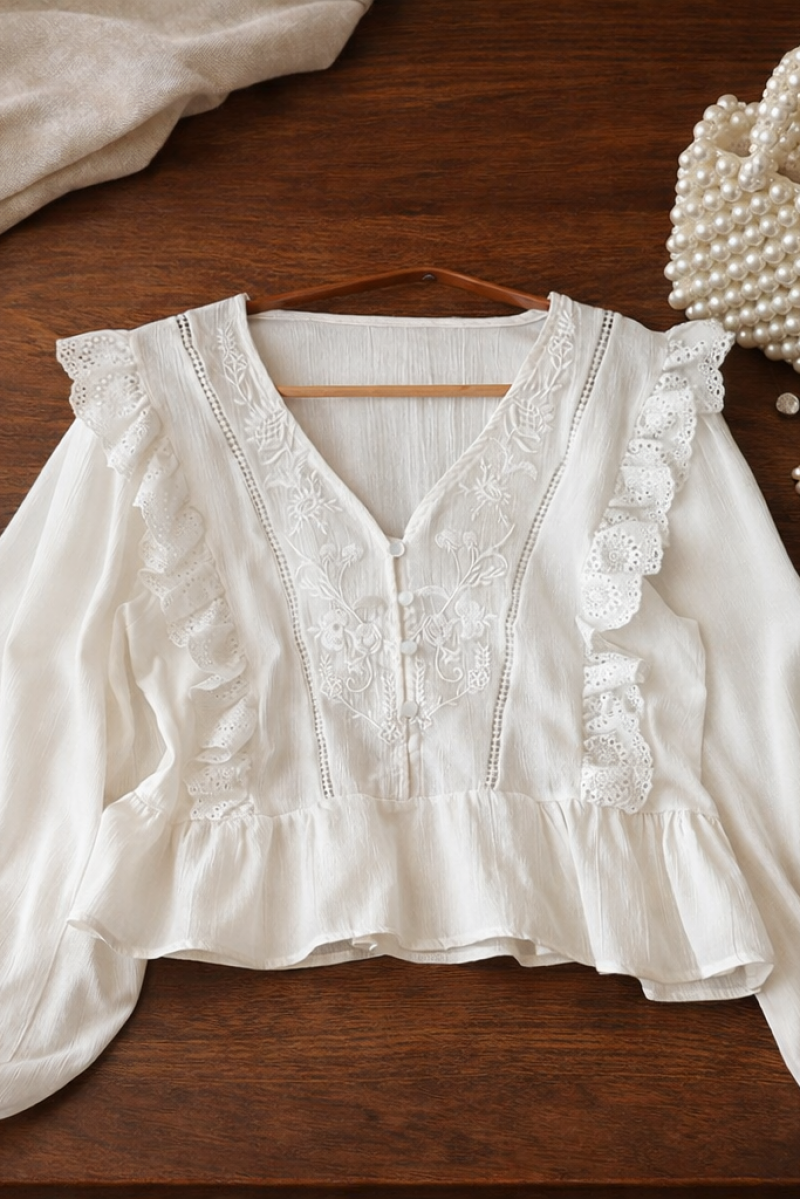 YP Miranda Beyaz Bluz