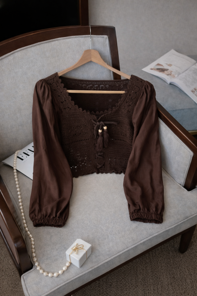 Burke Kahverengi Bluz 