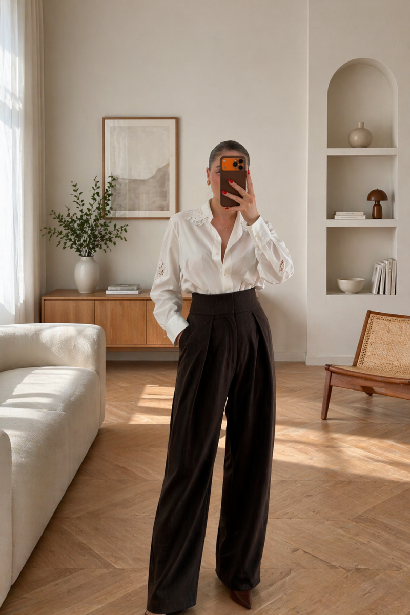 Lior Kahverengi Pantolon 