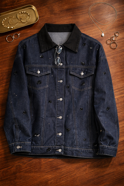 Lucy Lacivert Kot Ceket