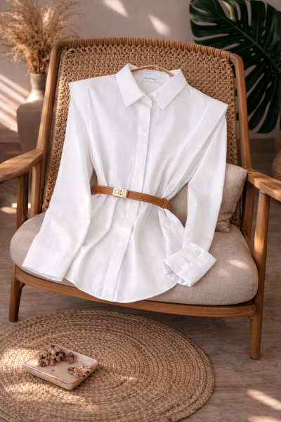 Maura Beyaz Gömlek