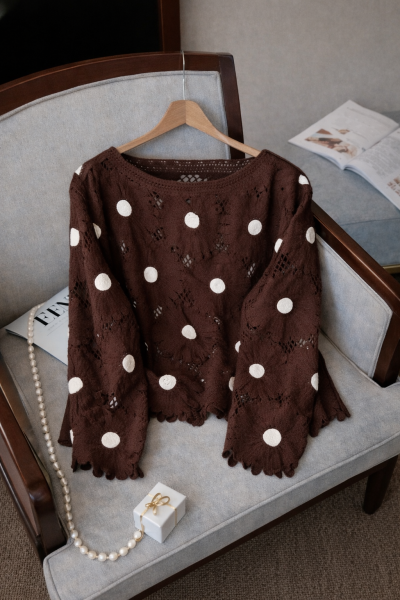 Merin Kahverengi Bluz