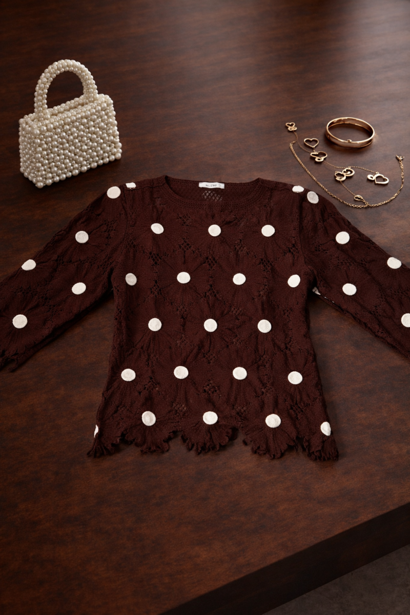 Merin Kahverengi Bluz