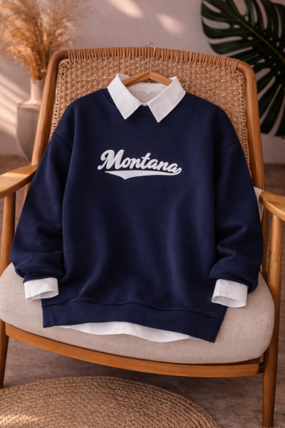 Montana Lacivert Sweat