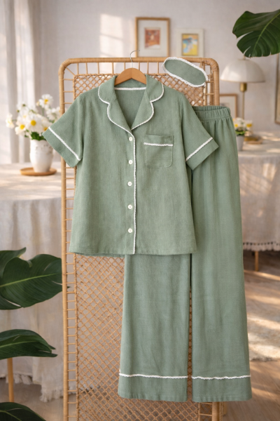 Puffy Mint Pijama Takımı