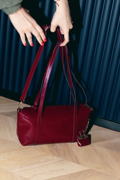 Romeo Bordo Omuz Çantası