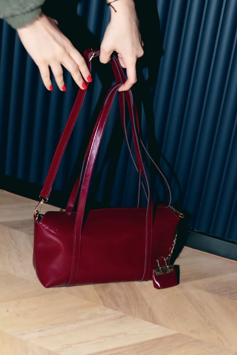 Romeo Bordo Omuz Çantası