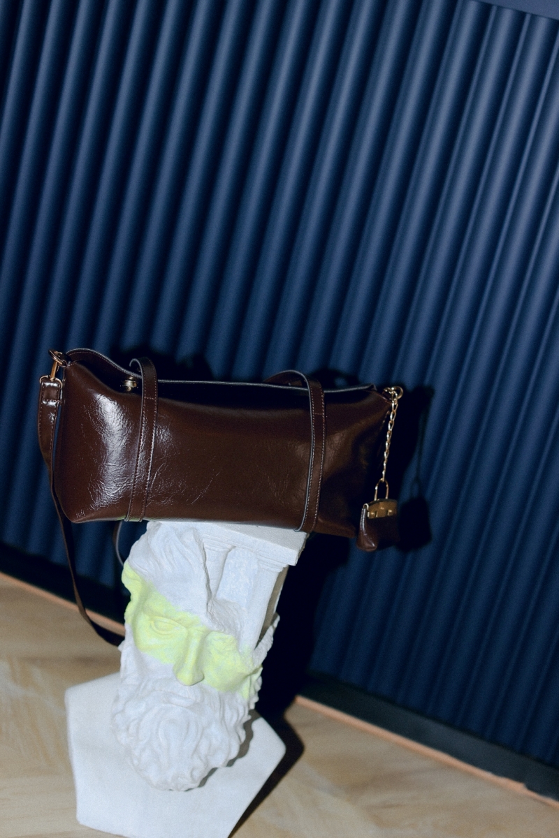 Romeo Acı Kahve Omuz Çantası