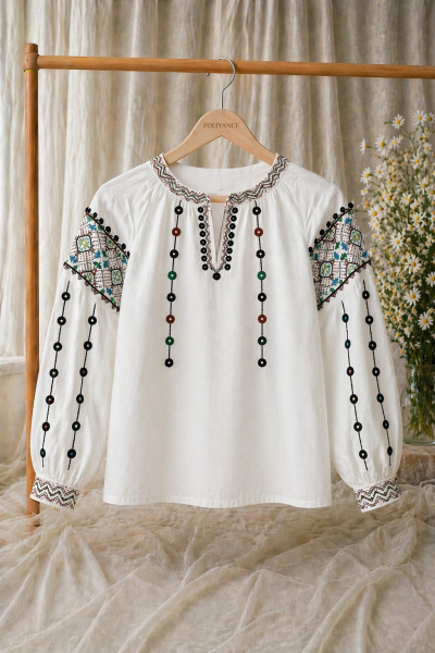 Semna Beyaz Bluz