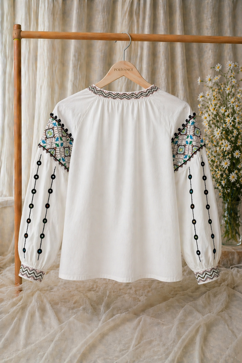 Semna Beyaz Bluz