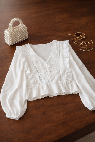 YP Miranda Beyaz Bluz